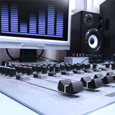 Picture of studio mixing desk